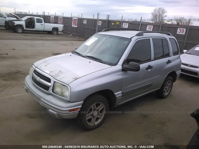 2CNBJ13C736944726 - 2003 CHEVROLET TRACKER SILVER photo 2