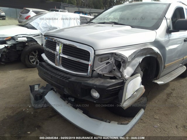 1D4HD58D65F550841 - 2005 DODGE DURANGO LIMITED SILVER photo 6