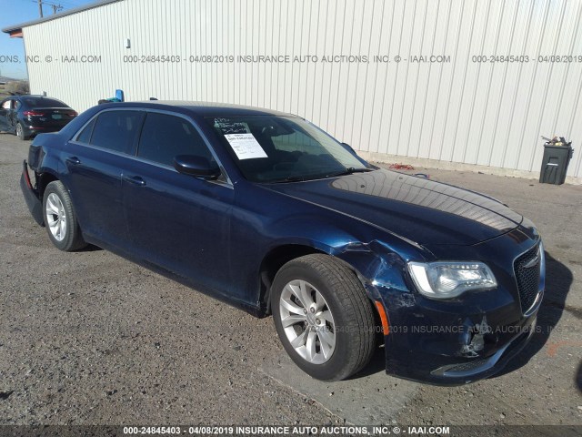 2C3CCAAG1FH743121 - 2015 CHRYSLER 300 LIMITED Dark Blue photo 1