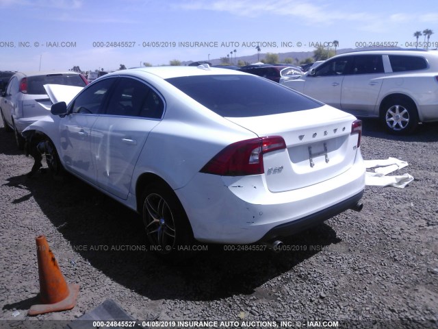 YV1612FS5D2208469 - 2013 VOLVO S60 T5 WHITE photo 3