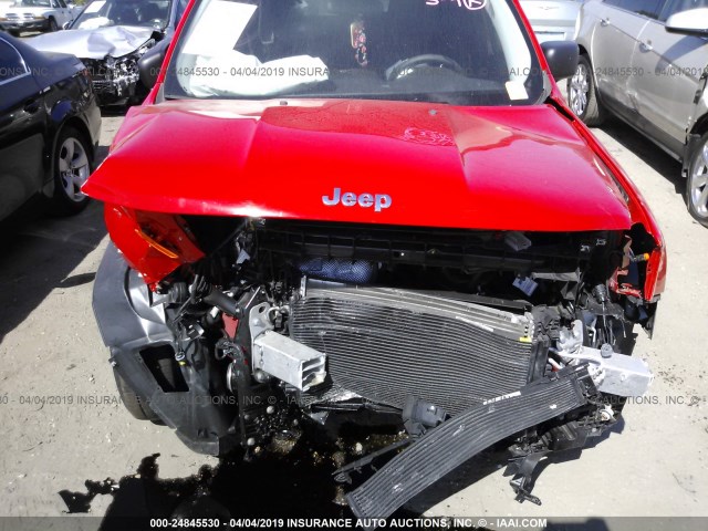 ZACCJAAT4FPC31723 - 2015 JEEP RENEGADE SPORT RED photo 6