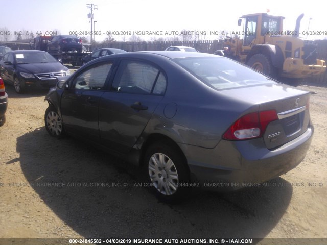 19XFA1F30BE012187 - 2011 HONDA CIVIC VP GRAY photo 3