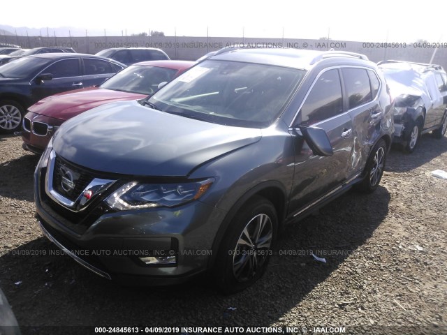 JN8AT2MT7HW154620 - 2017 NISSAN ROGUE S/SL/SV GRAY photo 2