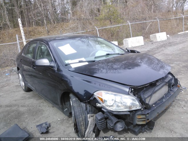 1G1ZB5E03CF196503 - 2012 CHEVROLET MALIBU LS BLACK photo 1