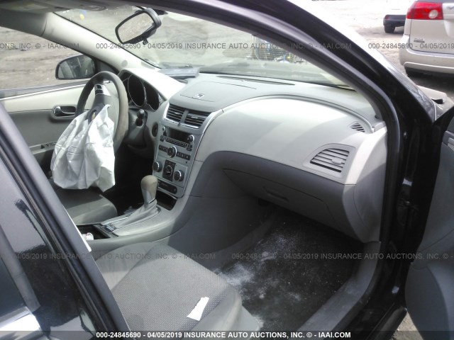 1G1ZB5E03CF196503 - 2012 CHEVROLET MALIBU LS BLACK photo 5
