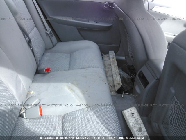 1G1ZB5E03CF196503 - 2012 CHEVROLET MALIBU LS BLACK photo 8