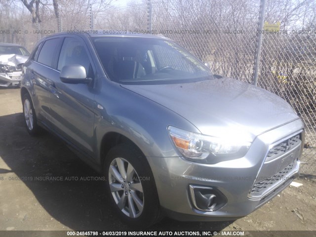 4A4AR4AU1DE011951 - 2013 MITSUBISHI OUTLANDER SPORT SE GRAY photo 1