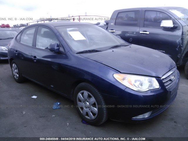 KMHDU46D28U289244 - 2008 HYUNDAI ELANTRA GLS/SE/LIMITED BLUE photo 1
