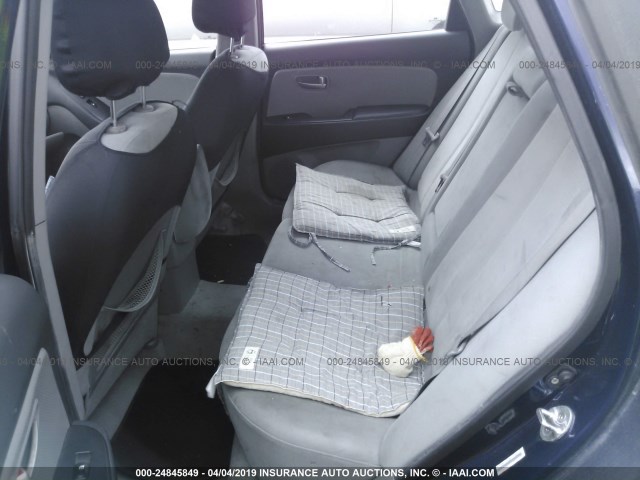 KMHDU46D28U289244 - 2008 HYUNDAI ELANTRA GLS/SE/LIMITED BLUE photo 8
