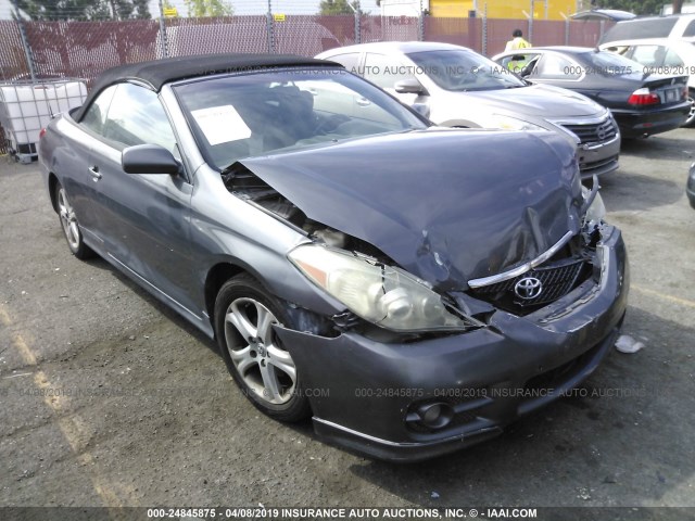 4T1FA38P47U120957 - 2007 TOYOTA CAMRY SOLARA SE/SLE GRAY photo 1