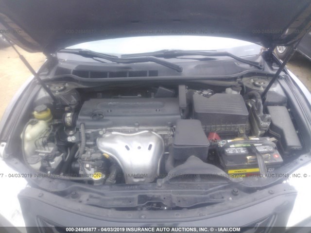 4T1BE46K39U412618 - 2009 TOYOTA CAMRY SE/LE/XLE BLACK photo 10