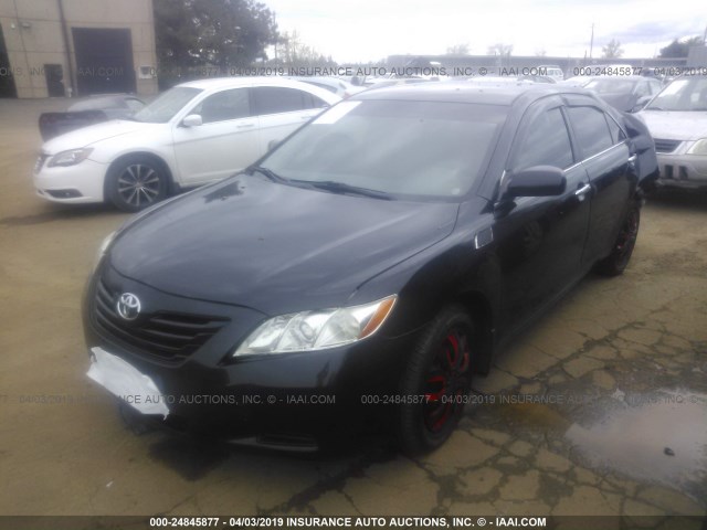4T1BE46K39U412618 - 2009 TOYOTA CAMRY SE/LE/XLE BLACK photo 2
