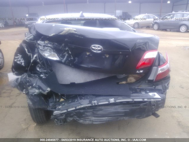 4T1BE46K39U412618 - 2009 TOYOTA CAMRY SE/LE/XLE BLACK photo 6