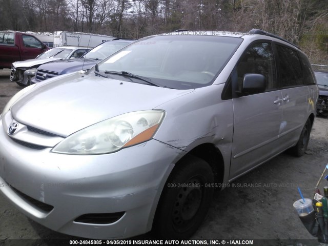 5TDZA23C66S522692 - 2006 TOYOTA SIENNA CE/LE SILVER photo 2