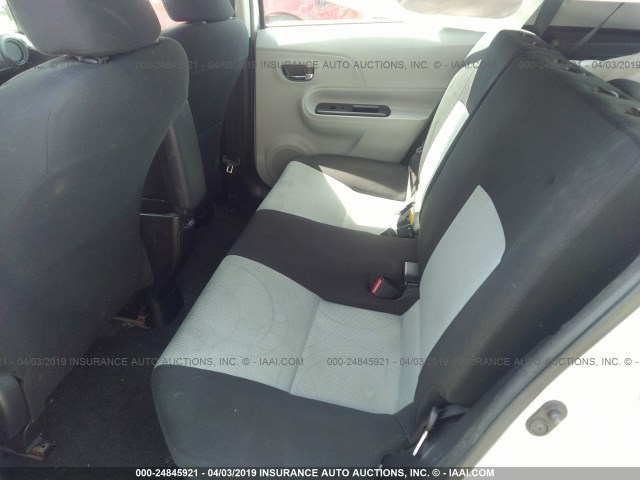 JTDKDTB3XD1537156 - 2013 TOYOTA PRIUS C SILVER photo 8