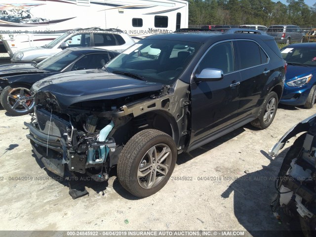 2GNFLGE36H6129142 - 2017 CHEVROLET EQUINOX PREMIER GRAY photo 2