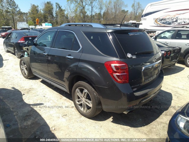 2GNFLGE36H6129142 - 2017 CHEVROLET EQUINOX PREMIER GRAY photo 3