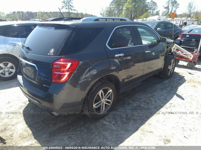 2GNFLGE36H6129142 - 2017 CHEVROLET EQUINOX PREMIER GRAY photo 4