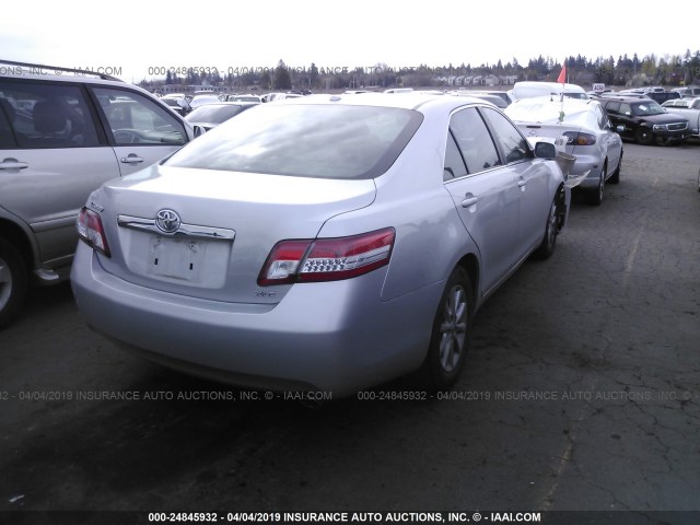 4T1BF3EK9AU020790 - 2010 TOYOTA CAMRY SE/LE/XLE SILVER photo 4