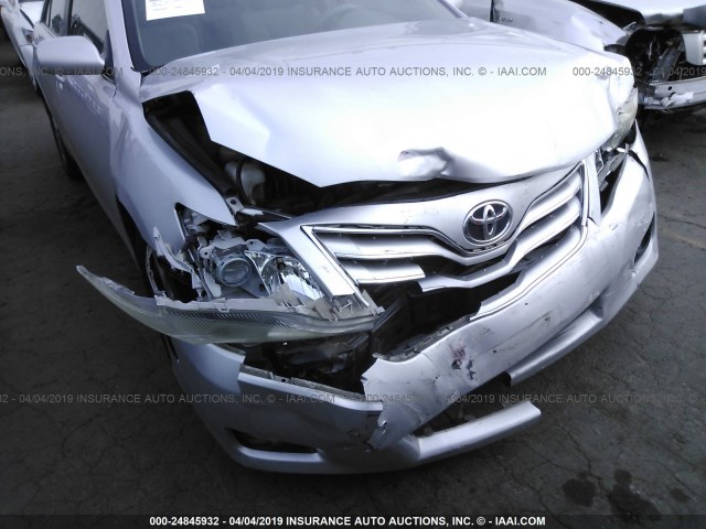 4T1BF3EK9AU020790 - 2010 TOYOTA CAMRY SE/LE/XLE SILVER photo 6