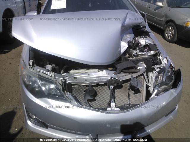 4T1BF1FK8CU181203 - 2012 TOYOTA CAMRY SE/LE/XLE SILVER photo 6