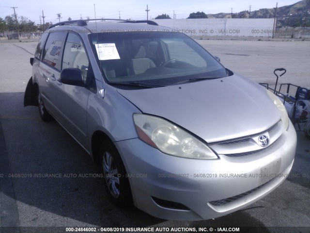 5TDZA23C46S440122 - 2006 TOYOTA SIENNA CE/LE GRAY photo 1