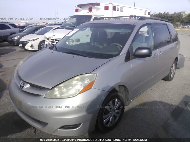 5TDZA23C46S440122 - 2006 TOYOTA SIENNA CE/LE GRAY photo 2