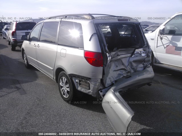 5TDZA23C46S440122 - 2006 TOYOTA SIENNA CE/LE GRAY photo 3