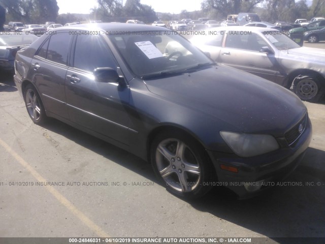 JTHBD192340087646 - 2004 LEXUS IS 300 BLACK photo 1