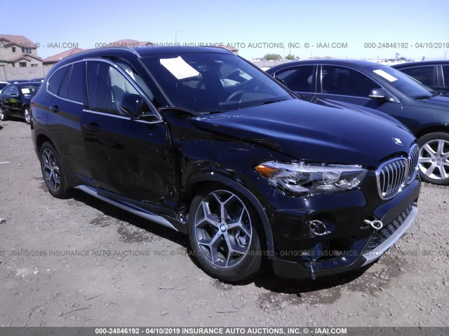 WBXHT3C39J3H30383 - 2018 BMW X1 XDRIVE28I BLACK photo 1