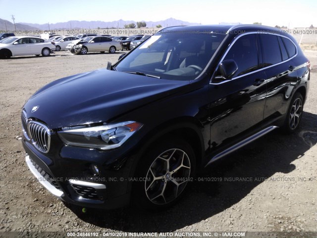 WBXHT3C39J3H30383 - 2018 BMW X1 XDRIVE28I BLACK photo 2