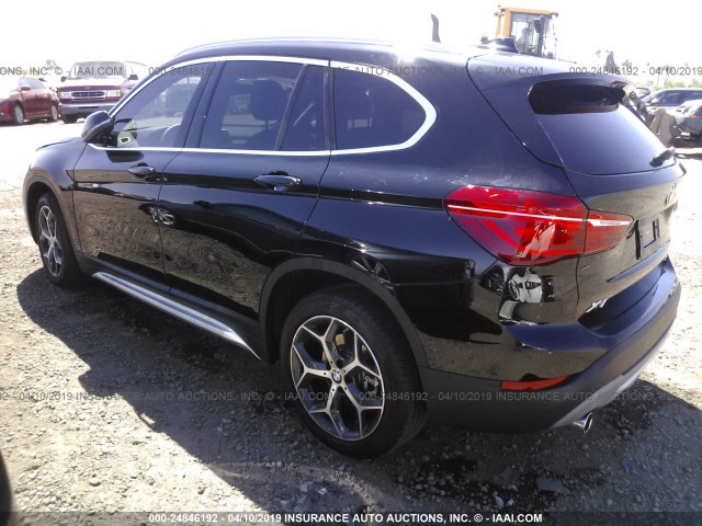 WBXHT3C39J3H30383 - 2018 BMW X1 XDRIVE28I BLACK photo 3