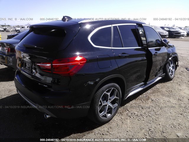 WBXHT3C39J3H30383 - 2018 BMW X1 XDRIVE28I BLACK photo 4