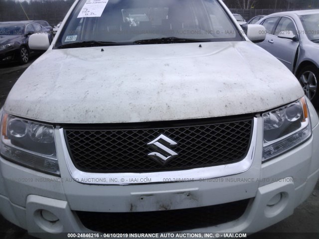 JS3TD941X64100098 - 2006 SUZUKI GRAND VITARA  WHITE photo 6