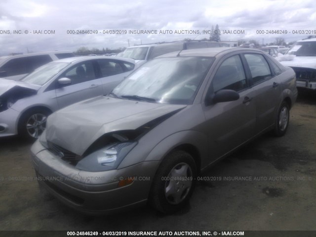 1FAFP33P43W168733 - 2003 FORD FOCUS LX GOLD photo 2