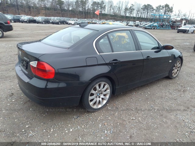 WBAVD33596KV63559 - 2006 BMW 330 XI BLACK photo 4