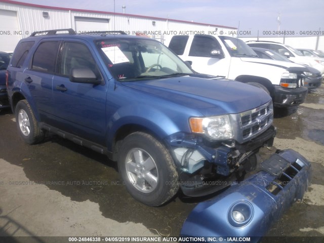 1FMCU03709KA26184 - 2009 FORD ESCAPE XLT BLUE photo 1