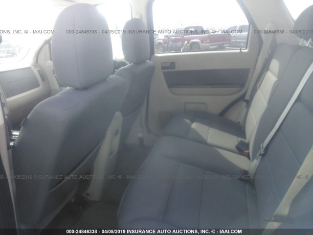 1FMCU03709KA26184 - 2009 FORD ESCAPE XLT BLUE photo 8