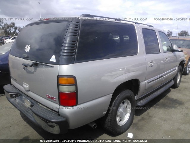 3GKEC16Z05G287405 - 2005 GMC YUKON XL C1500 GRAY photo 4