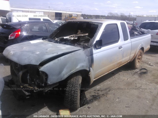 1N6DD26S51C338730 - 2001 NISSAN FRONTIER KING CAB XE GRAY photo 2