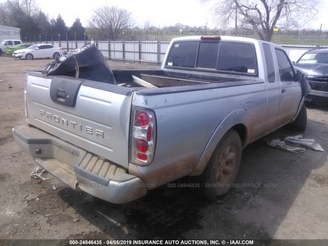 1N6DD26S51C338730 - 2001 NISSAN FRONTIER KING CAB XE GRAY photo 4