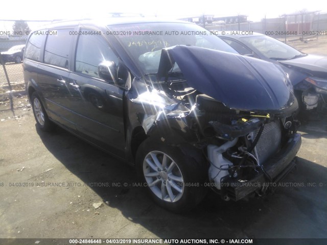 2C4RDGCG5DR820809 - 2013 DODGE GRAND CARAVAN SXT BLACK photo 1