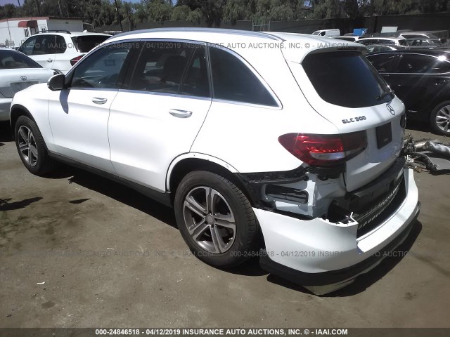 WDC0G4KB7HF125047 - 2017 MERCEDES-BENZ GLC 300 4MATIC WHITE photo 3