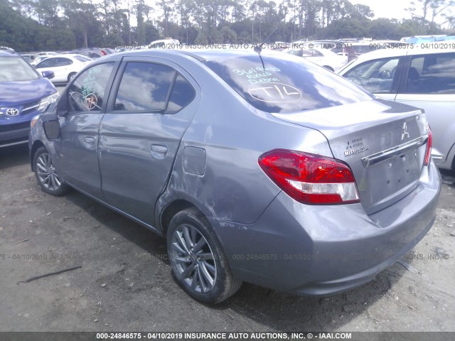 ML32F3FJ8JHF01994 - 2018 MITSUBISHI MIRAGE G4 ES Gris foto 3