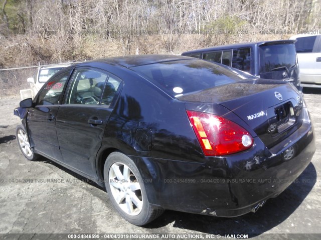 1N4BA41EX5C802042 - 2005 NISSAN MAXIMA SE/SL BLACK photo 3