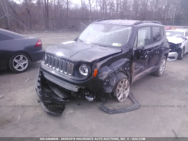 ZACCJBBT1GPC61431 - 2016 JEEP RENEGADE LATITUDE BLACK photo 6