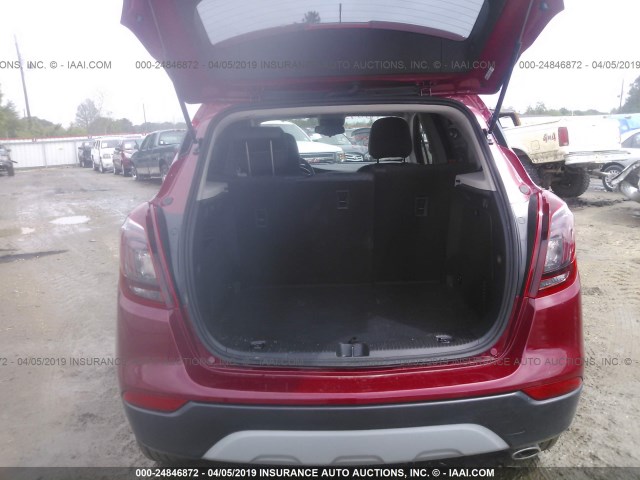 KL4CJASBXKB773302 - 2019 BUICK ENCORE PREFERRED RED photo 8