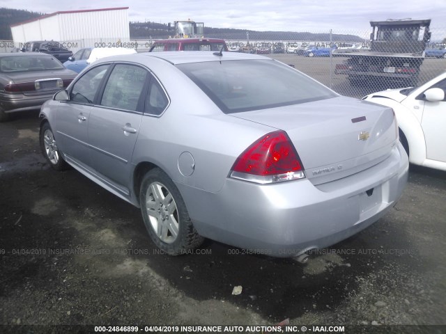 2G1WB5E35F1153323 - 2015 CHEVROLET IMPALA LIMITED LT SILVER photo 3