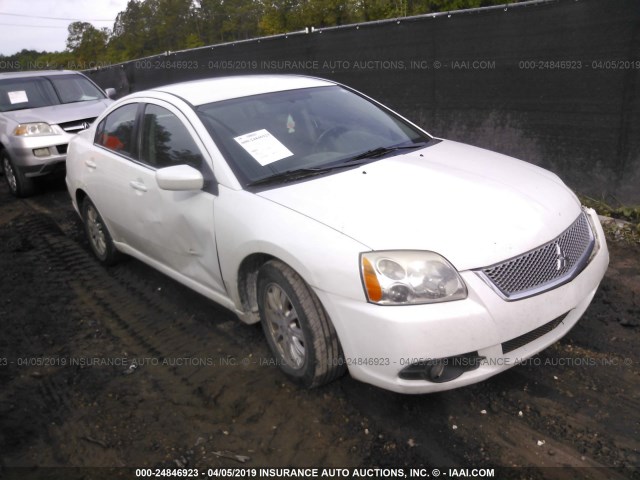 4A32B3FF9CE017724 - 2012 MITSUBISHI GALANT ES/SE WHITE photo 1