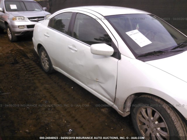 4A32B3FF9CE017724 - 2012 MITSUBISHI GALANT ES/SE WHITE photo 6